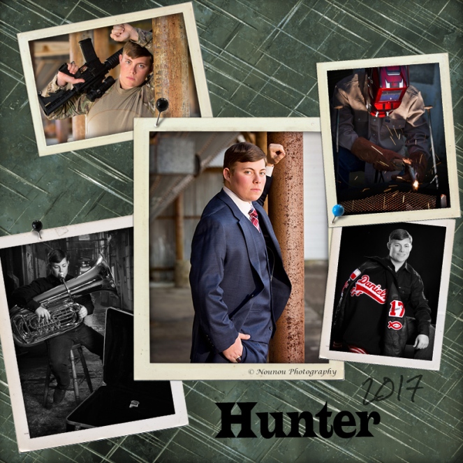 Hunter senior portraits